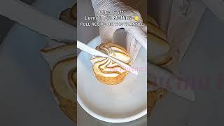 Lemon Pie Muffins 🍋 – Soft Muffins with Lemon Curd Filling &amp; Toasted Italian Meringue