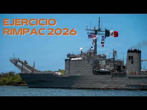 El ARM Juárez y el ARM Usumacinta (A412) zarpan de Pearl Harbor para la fase naval de RIMPAC 2026.