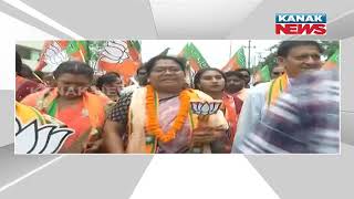 Sidhant Mohapatra Campaigns For BJP Candidates Kusum Tete And Jual Oram In Sundargarh