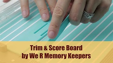 Trim & Score Board by We R Memory Keepers