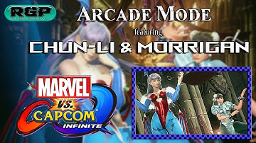 MvCI - Arcade Mode featuring Morrigan & Chun-Li | Marvel vs Capcom Infinite