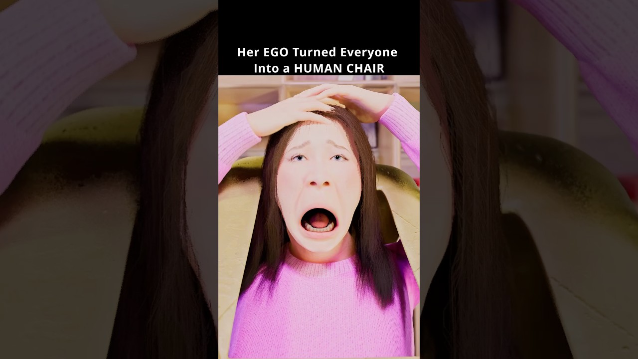 Her EGO Turned Everyone Into a HUMAN CHAIR #shortsfeed #funny #story