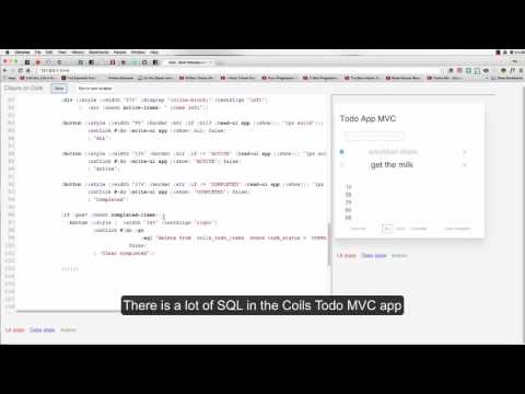 ClojureScript 17 - Building a Coils App