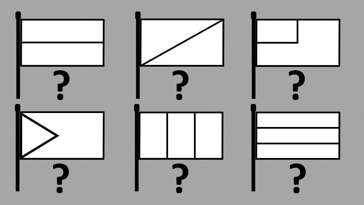 Самые доминирующие дизайны флагов – Анимация флагов