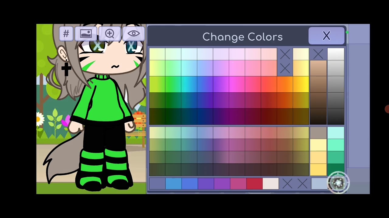 Tutorial na mojí oc v Gacha life.  Tutorial On my oc in Gacha life 