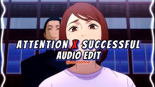 attention x successful (tiktok mashup)  - doja cat, ariana grande [edit audio]
