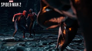 Miles Saves Peter From Venom With The Advanced And Upgraded Suits - Marvel's Spider-Man 2 (4K)