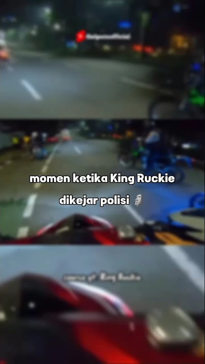 momen ketika King Ruckie dikejar polisi🗿 #shorts #motovlog #viral