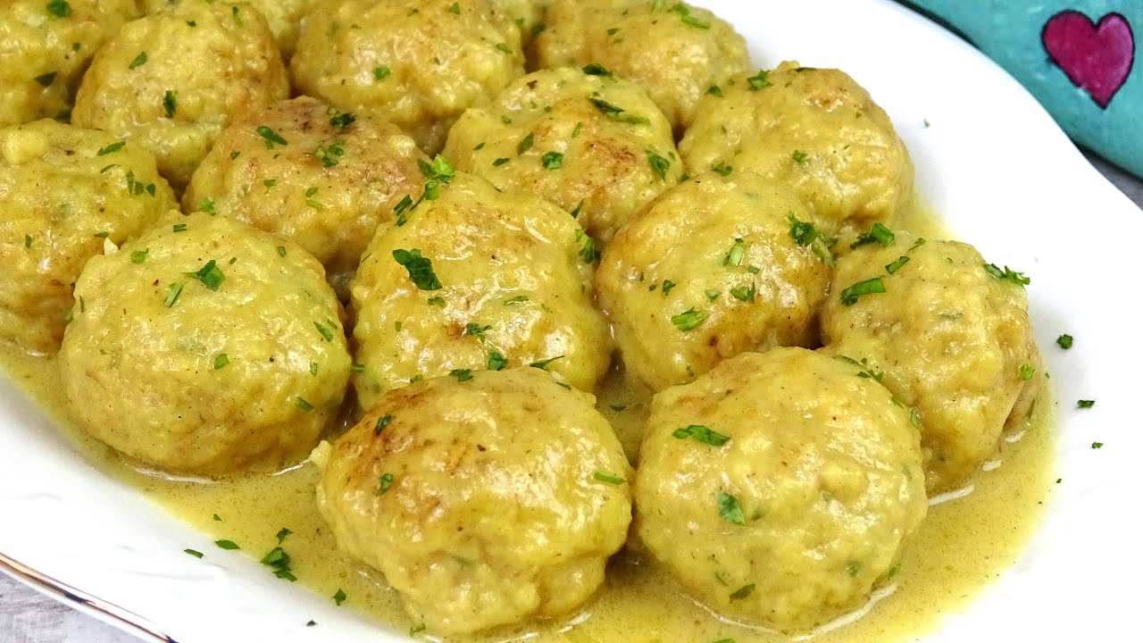 Como hacer albondigas en salsa de almendras