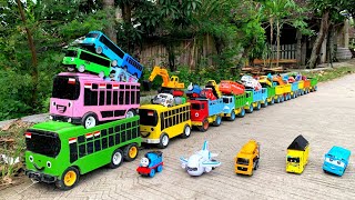 WADIDAW !! Mobil Truk Tronton Panjang Bongkar Mainan Mobil Mobilan Truk Molen, Forklif, Excavator