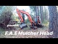 INSTALLING NEW MULCHER HEAD ON AN EXCAVATOR