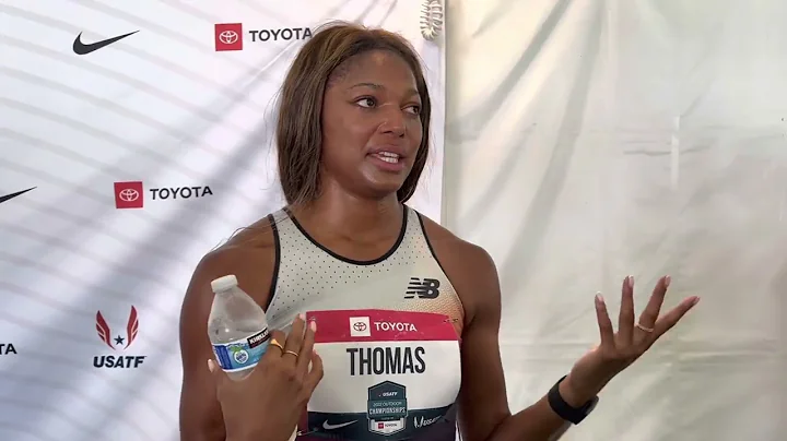 Gabby Thomas Emotional After Missing World Champio...