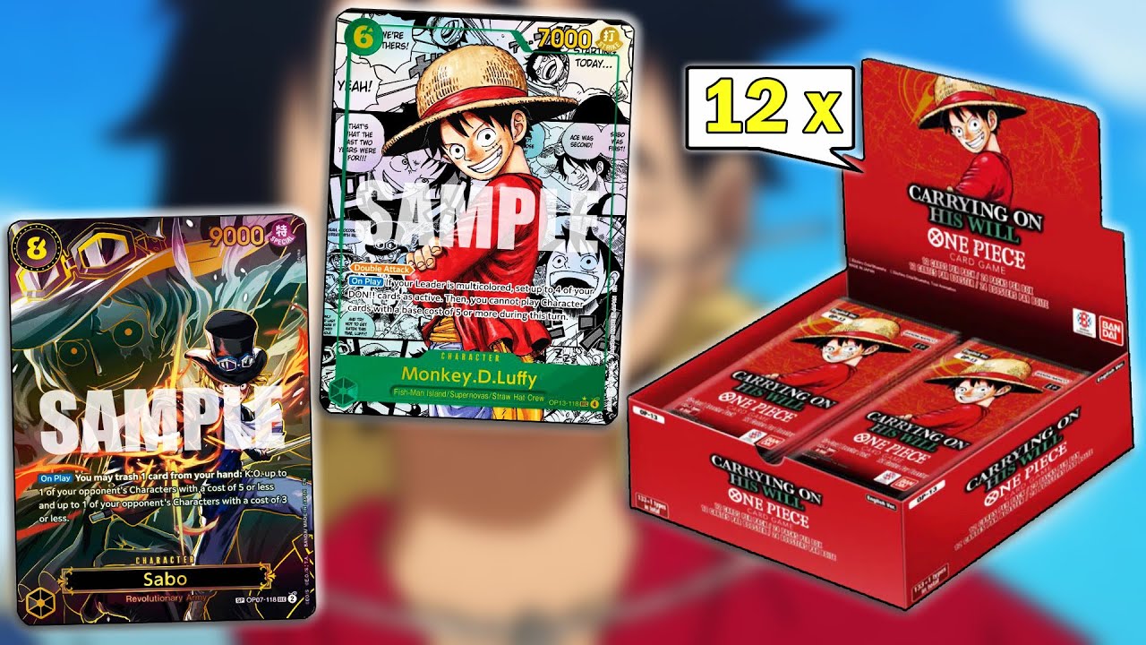 Opening a $6000 One Piece Case (OP-13 Booster Box x12) - YouTube
