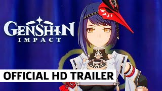 Genshin Impact Kujou Sara Character Demo Trailer