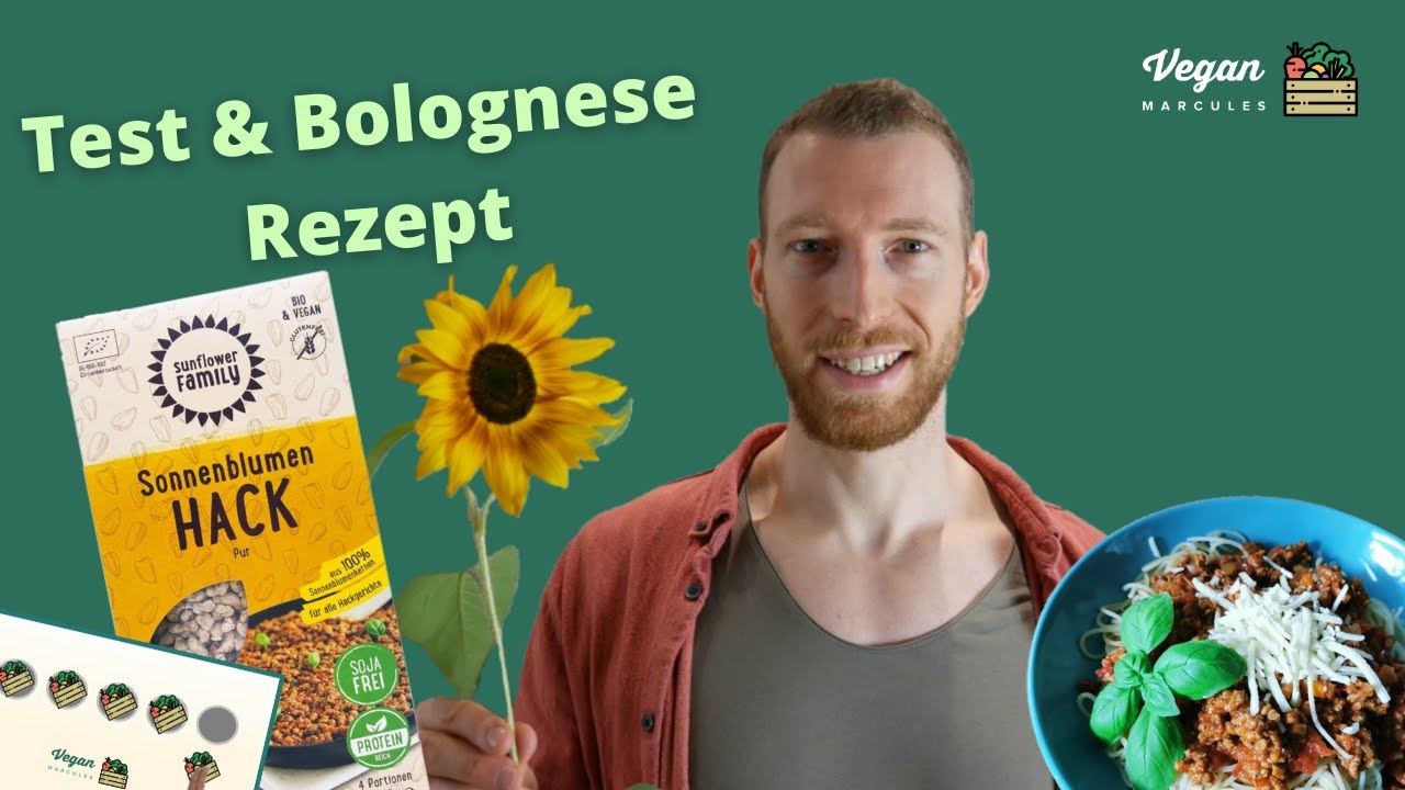 Sonnenblumen Hack Test & Bolognese Rezept - unglaublich lecker in 10 min!