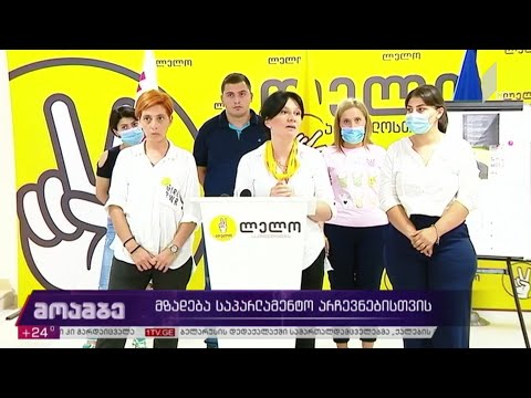 მზადება საპარლამენტო არჩევნებისთვის