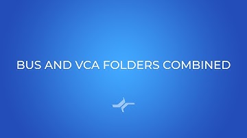 Studio One - Bus and VCA folders - Combined