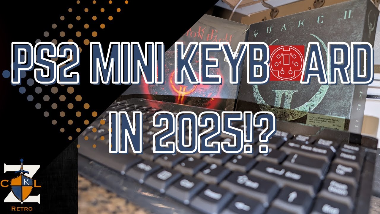 New PS2 Keyboard In 2025? Perixx PERIBOARD-409P Wired PS2 Mini Keyboard