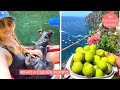 MY PUPPY LEARNS TO KAYAK! | Gola di Calore and back to Positano EP 193