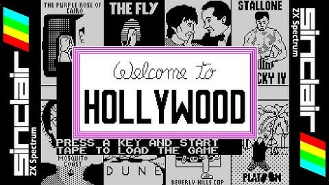 WELCOME TO HOLLYWOOD (1988) Walkthrough, ZX Spectrum