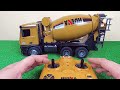 Huina 1574 574 Concrete Mixer Truck Mobil Molen Truk Betonmischer Scale 1/14 RC Sounds Lights