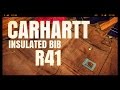 CARHARTT BIB OVERALL QUILT LINED STYLE #R41 [ The Boot Guy Review ]