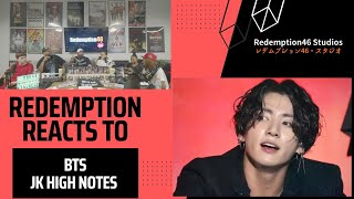Jungkook Bts High Notes And Falsettos Redemption Reacts