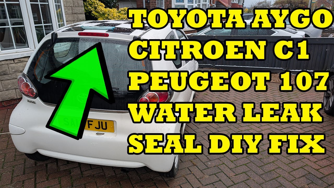 Toyota Aygo Citroen C1 Peugeot 107 Утечки воды: ремонт своими руками