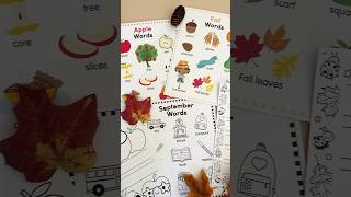 Fall word posters and writing page worksheets. Perfect for those early writers!