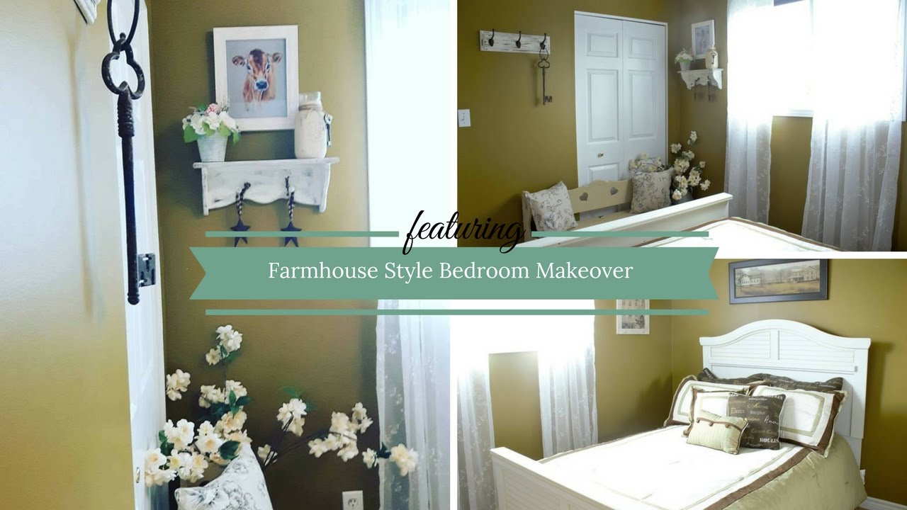 farmhouse style bedroom makeover 2017 - youtube farmhouse style bedroom makeover 2017 - youtube