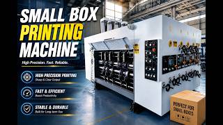 Mini Corrugated Box Printing & Slotting Machine | Small Size Carton Flexo Printer Slotter Machine