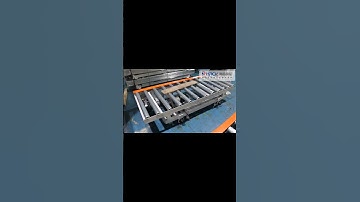Rolling Assembly Production Line Galvanized Rollers Conveyor For Banding Machine Material Handling