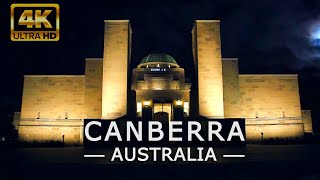 Lonely Canberra aus 2023 in 4K Ultra HD - Drone and Time Lapse Video | Canberra, ACT, Australia