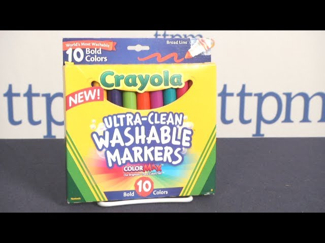 Crayola Ultra Clean Washable, Large Crayons Learning Toys