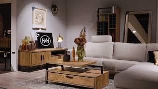 Henders Hazel - Pavarotti Salontafel - Houtzwart