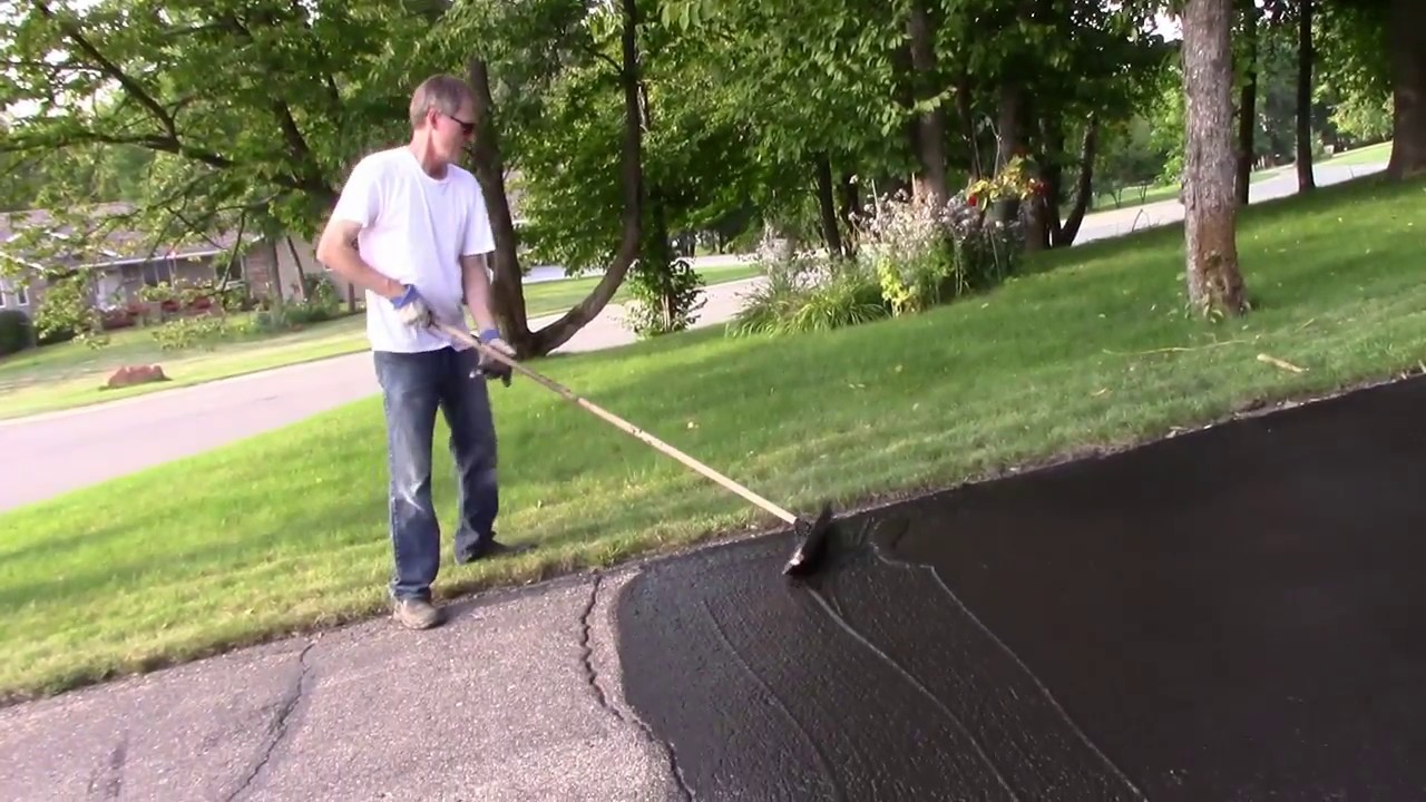 How to Seal Your Own Driveway