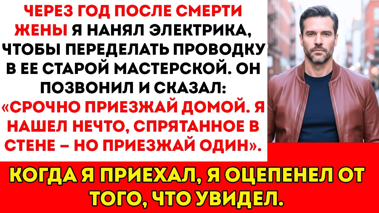«Не открывайте эту коробку в одиночку», — сказал электрик, пока чинил проводку в мастерской моей