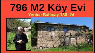 796 M2 Satılık Köy Evi Ve Arsa. 1.400.000 Tl Keşif Arazi. Çanakkale Yenice