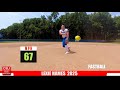 Lexie hames 2025 pitcherpower hitter softball skills