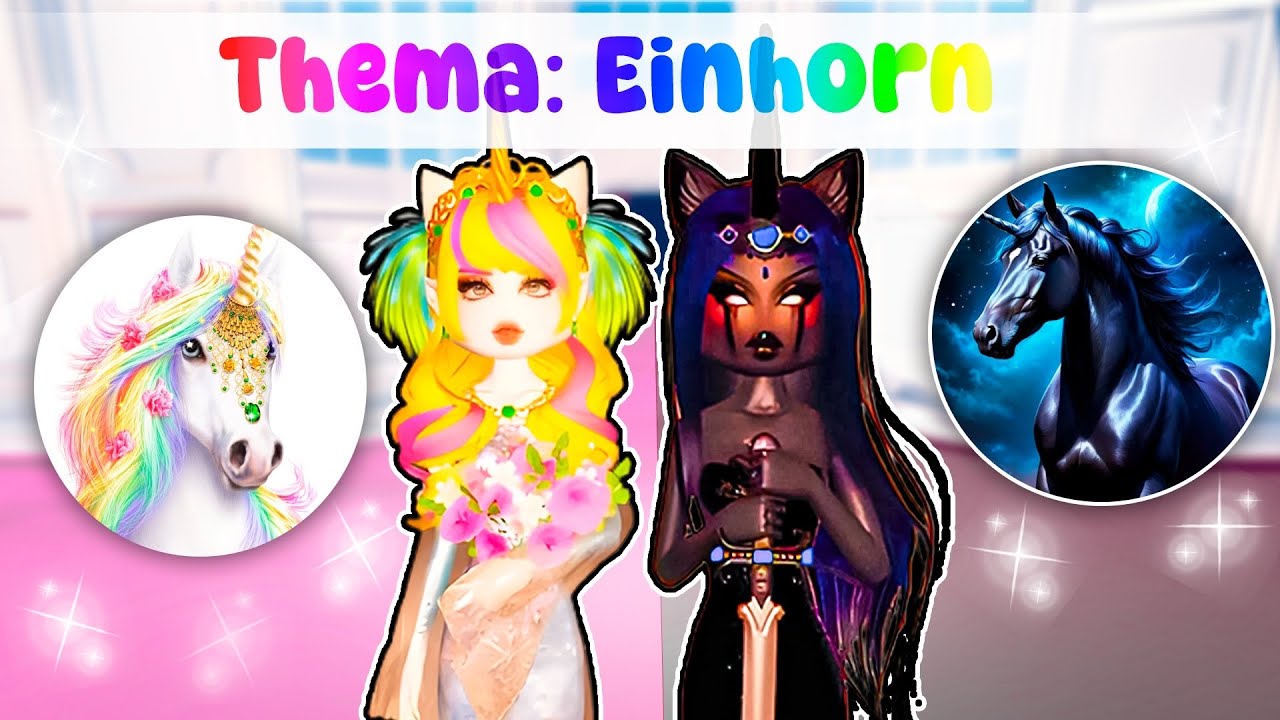 WIR VERKLEIDEN uns als EINHORN! 🌸 Dress to Impress