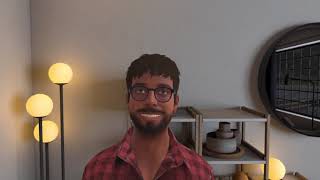 AI-Driven Conversations in a Realistic VR Living Room