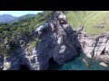 南伊豆町子浦の「蛇下り」岩脈 Jakudari Dyke, Izu Peninsula Geopark