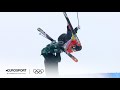 Limage de la nuit  un camraman percut par un skieur en half pipe  jo 2022