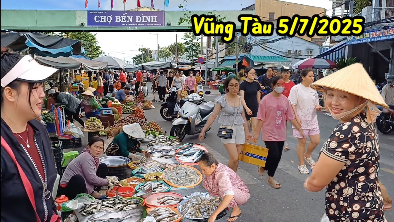 Thiên đường Hải Sản, Chợ Bến Đình - Vũng Tàu, ngập tràn hải sản giá rẻ tươi ngon