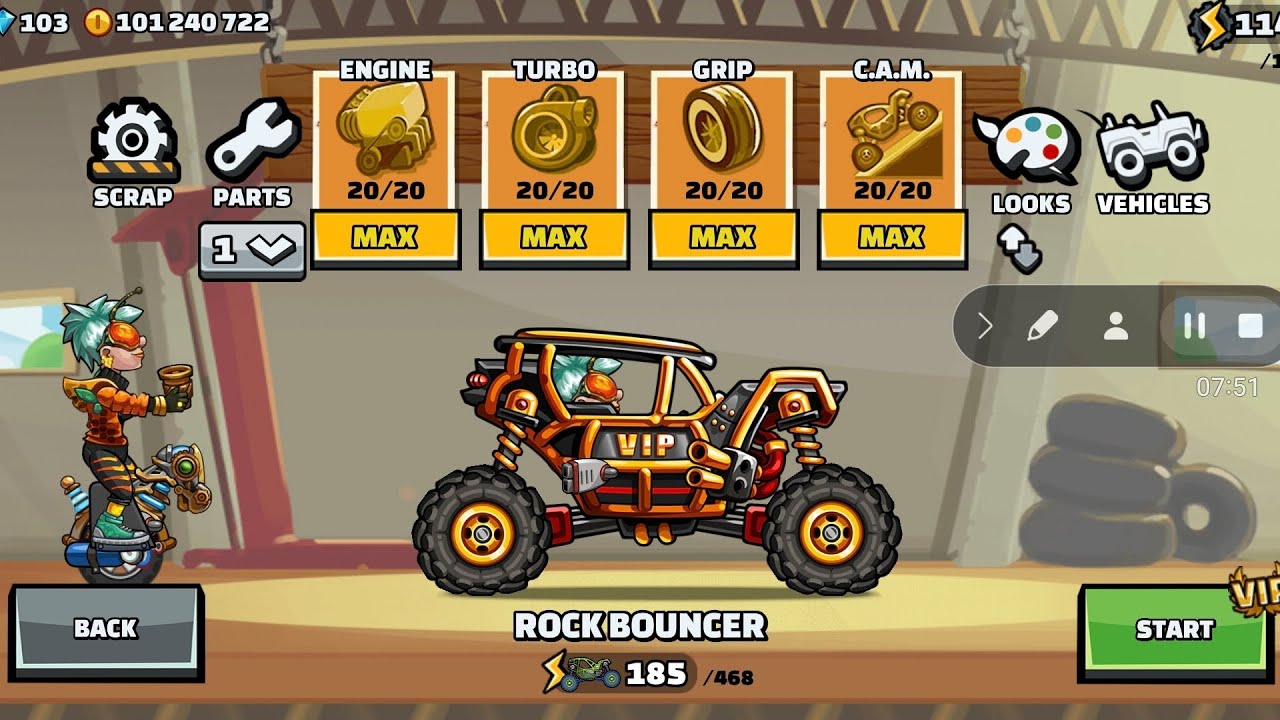 🔥THE NEW VEHICLE IS INSANE (ROCK BOUNCER) - Hill Climb Racing 2