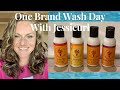 One Brand Washday with Jessicurl 2A, 2B, 2C Hair