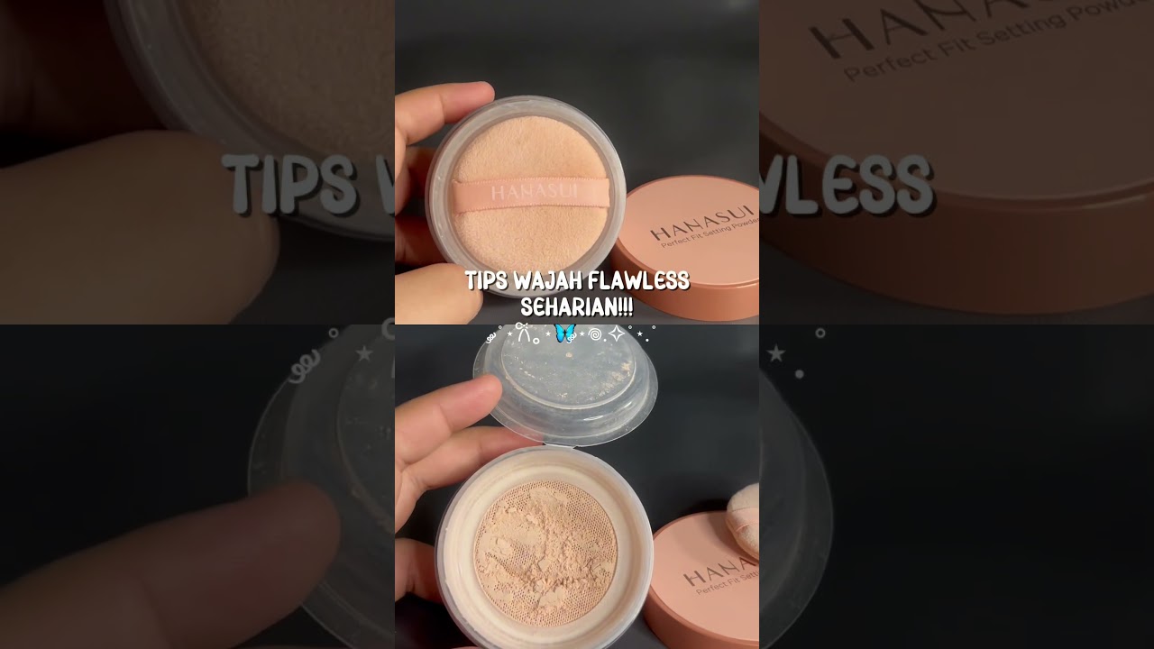 Bedak tabur tekstur haluss bikin flawless seharian😍✨ 