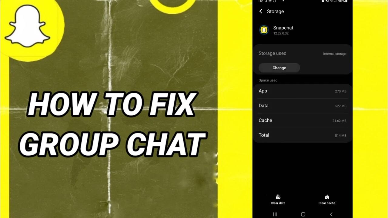 How To Fix Group Chat On Snapchat App YouTube