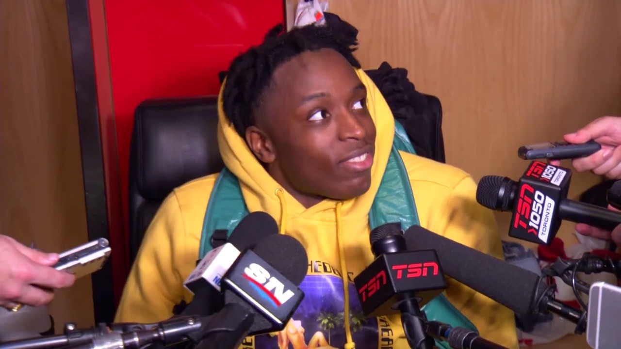 Anunoby “wrung out” after games due to his high energy on both ends of the  floor