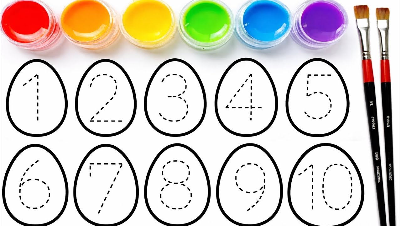 12345 | Numbers | 1234 Number Names | 1 to 10 counting | 12345